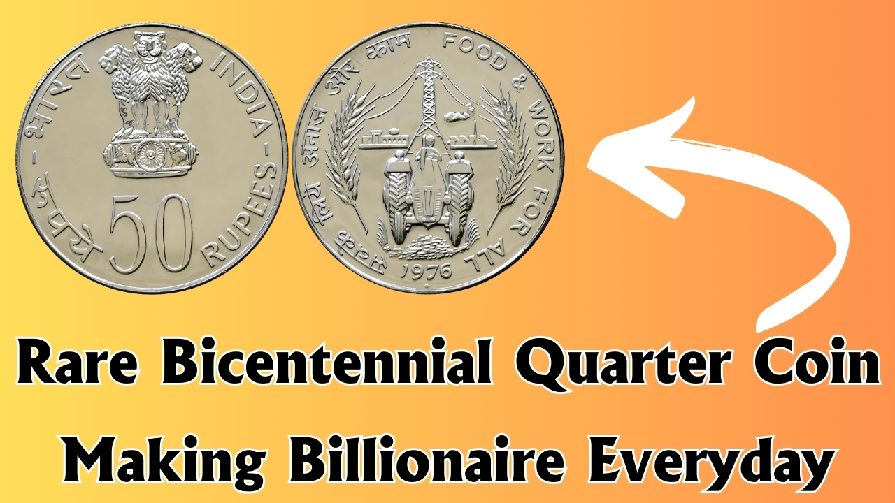 Rare Bicentennial Quarter Coin